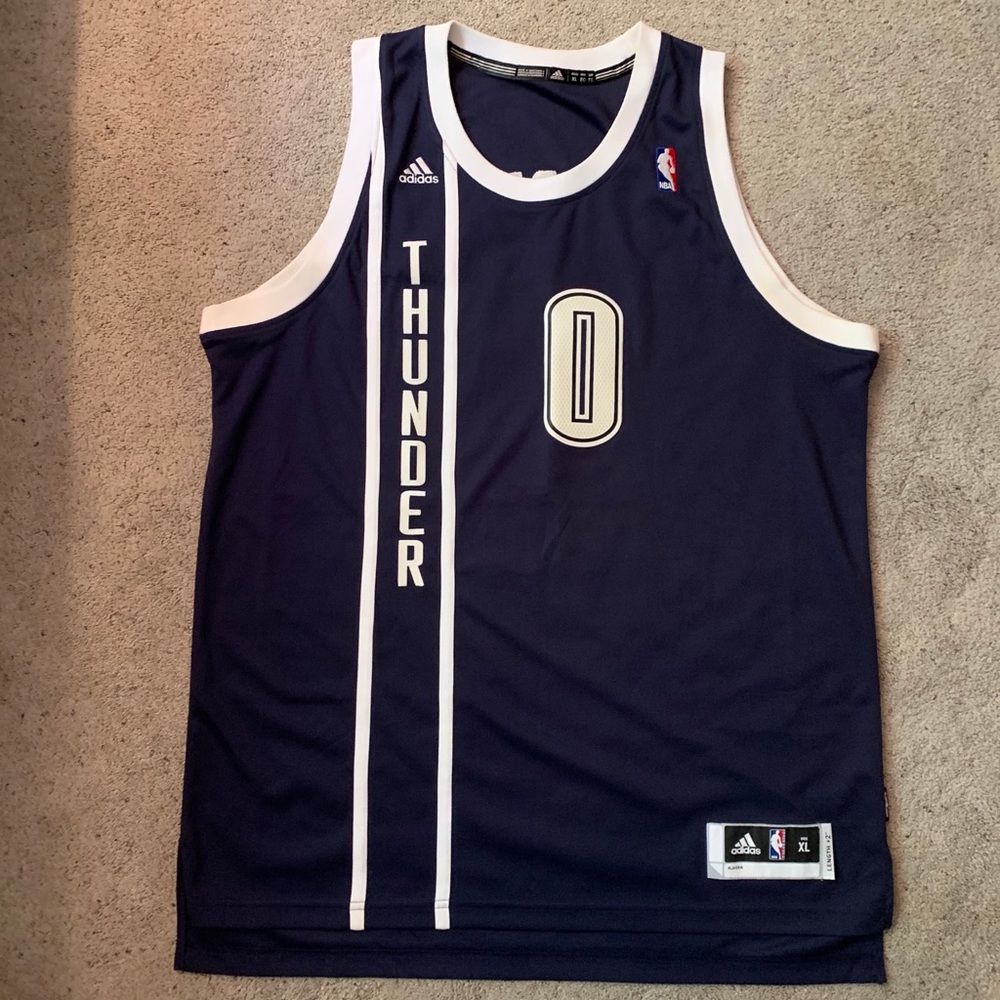 Authentic Russell Westbrook OKC Jersey XL